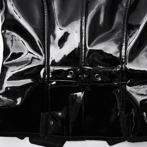 Dark Goth Patent Leather Vest