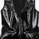 Dark Goth Patent Leather Vest