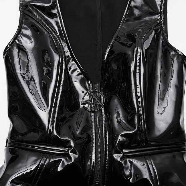 Dark Goth Patent Leather Vest