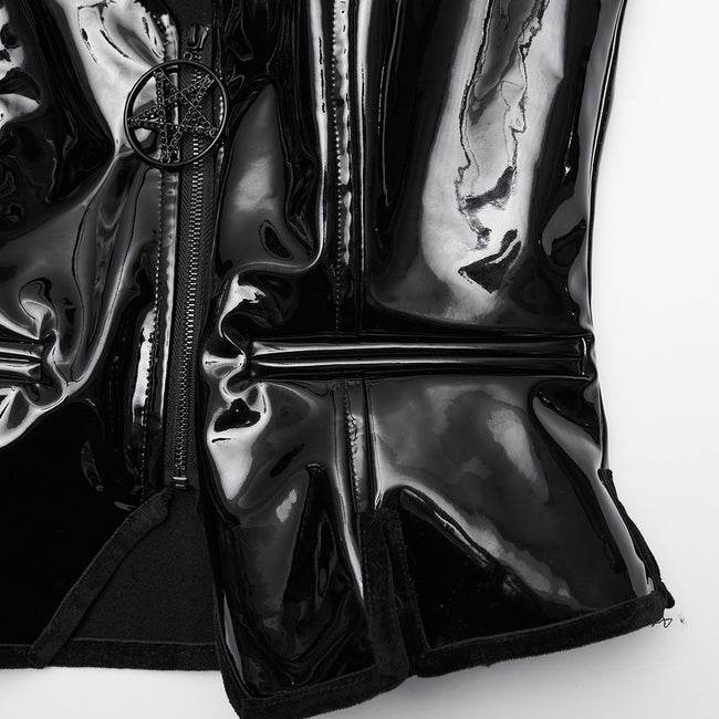 Dark Goth Patent Leather Vest