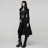 Punk Double-Zipper Skeleton  Coat