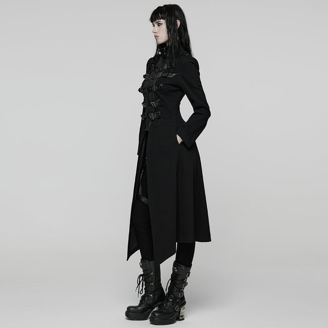 Punk Double-Zipper Skeleton  Coat