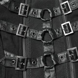 Punk Double-Zipper Skeleton  Coat