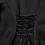 Night Bat Goth Wool Coat