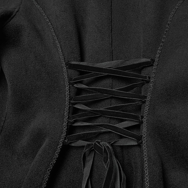 Night Bat Goth Wool Coat