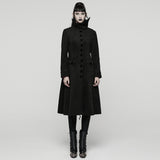 Night Bat Goth Wool Coat