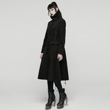 Night Bat Goth Wool Coat