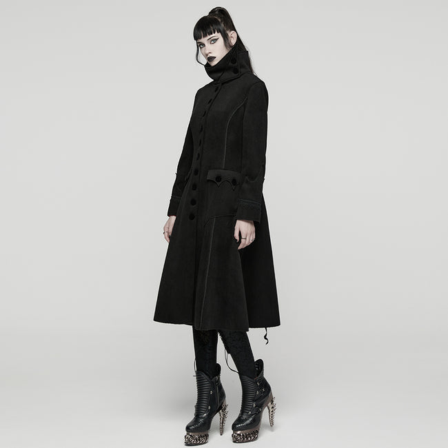 Night Bat Goth Wool Coat