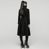 Night Bat Goth Wool Coat