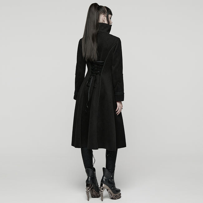 Night Bat Goth Wool Coat