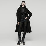 Night Bat Goth Wool Coat