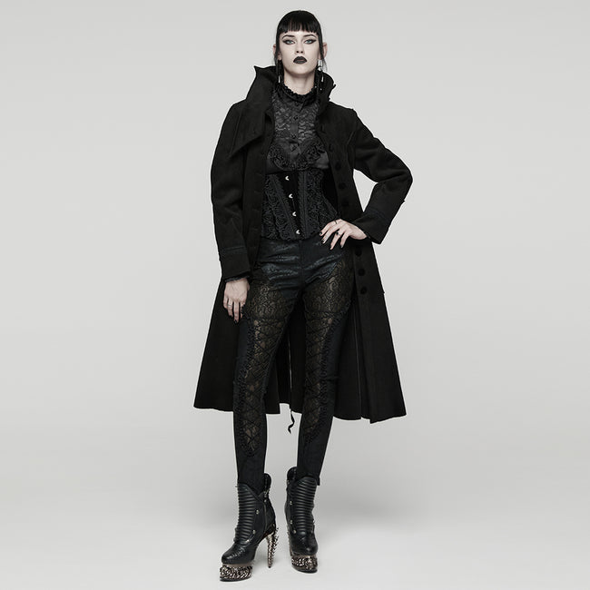 Night Bat Goth Wool Coat