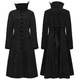 Night Bat Goth Wool Coat