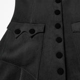 Night Bat Goth Wool Coat