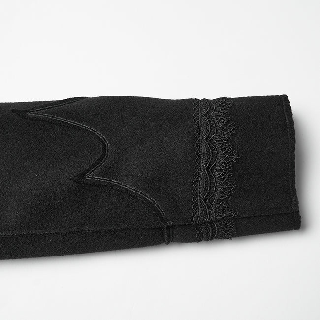 Night Bat Goth Wool Coat
