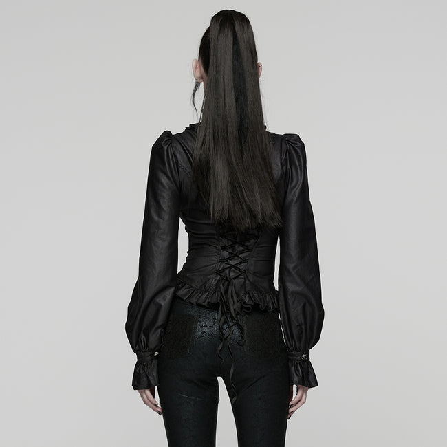 Gothix Puff Sleeves Shirt