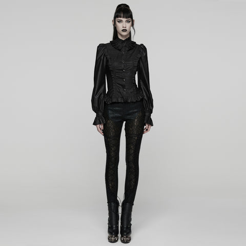 Gothix Puff Sleeves Shirt