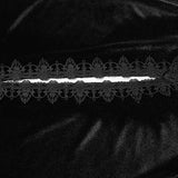 Goth Embroidered  Velvet Cloak