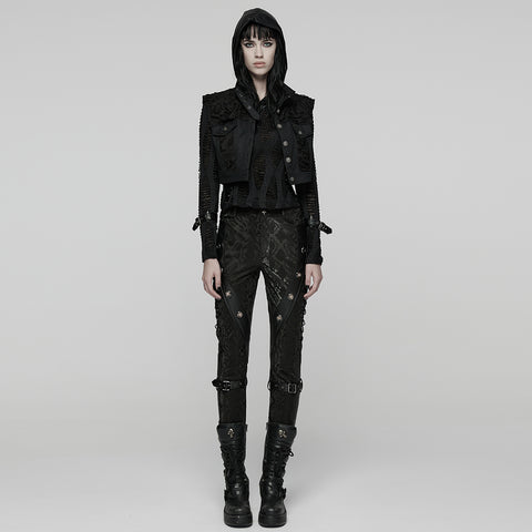 Cool Ragged Punk Short Vest