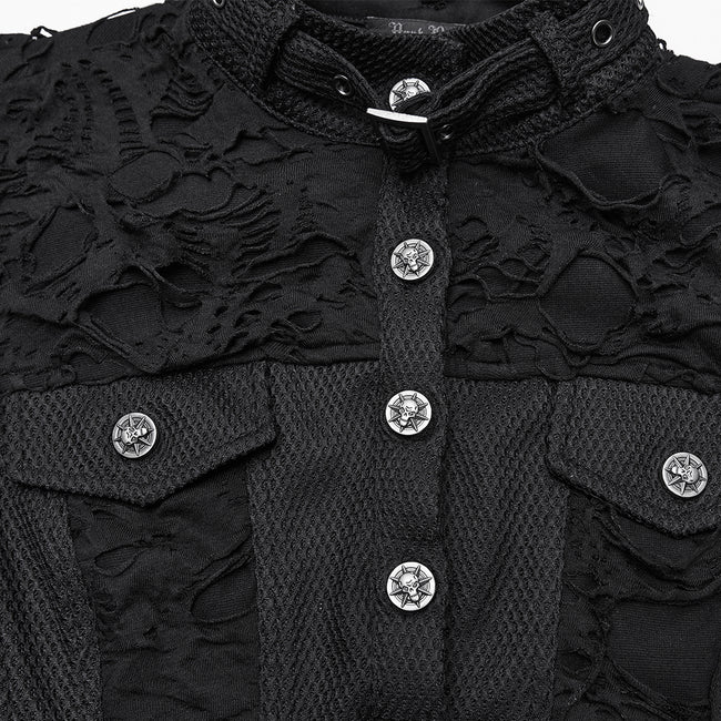 Cool Ragged Punk Short Vest