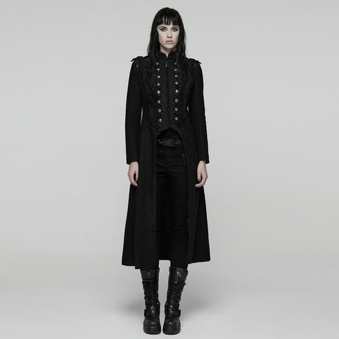 Night Bat Goth Wool Coat