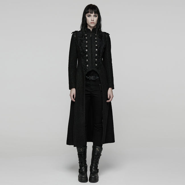 Night Bat Goth Wool Coat