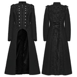 Night Bat Goth Wool Coat