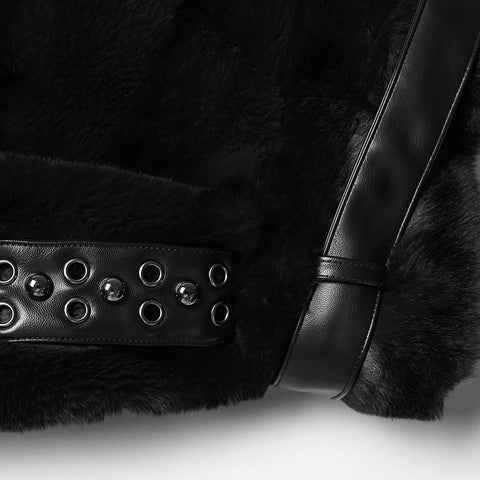 Punk Ultra-Soft Fur Coat