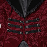 Goth Vintage Print Coat