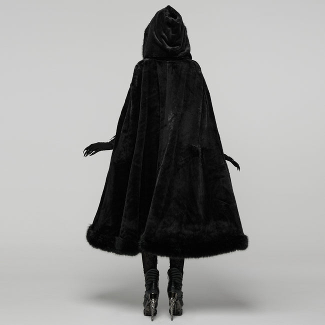 Goth Mid-length Hooded Cloak