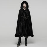 Goth Mid-length Hooded Cloak