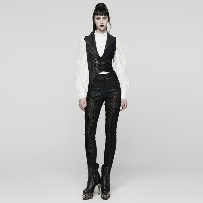 Punk Flamorous Lapel Vest