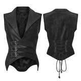 Punk Flamorous Lapel Vest