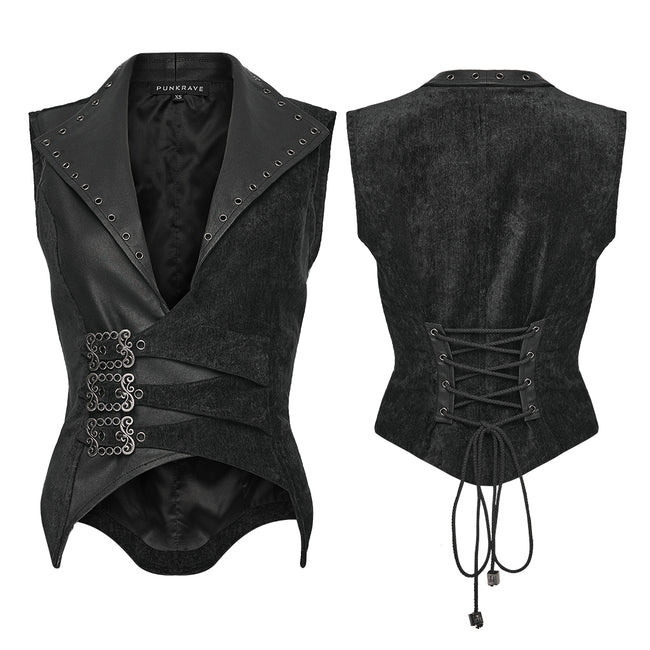 Punk Flamorous Lapel Vest