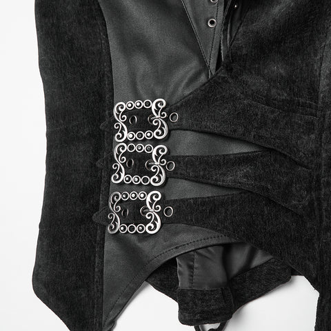 Punk Flamorous Lapel Vest
