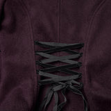 Goth Embroidered Woolen Coat