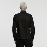 Cyberpunk Splicing Shirt For Men