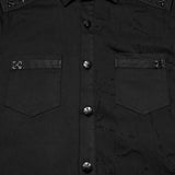 Cyberpunk Splicing Shirt For Men