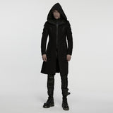 Cyberpunk hooded men's jacket