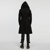 Cyberpunk hooded men's jacket