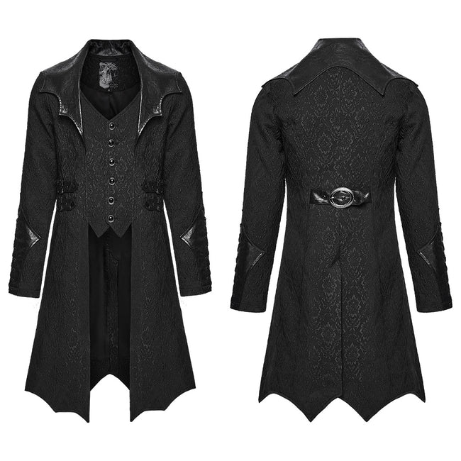 Goth Palace Bat Collar Coat