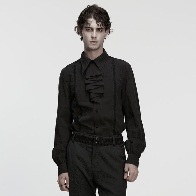 Goth Rose Jacquard Shirt
