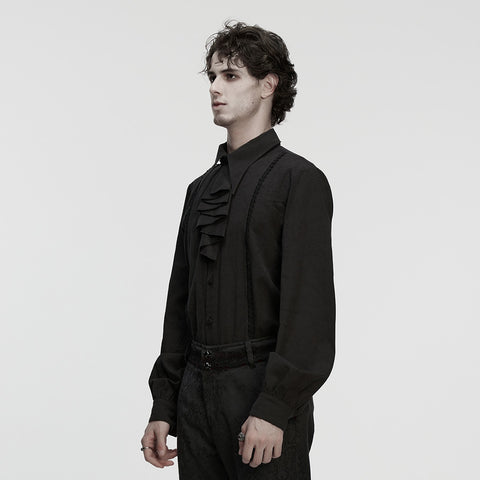 Goth Rose Jacquard Shirt