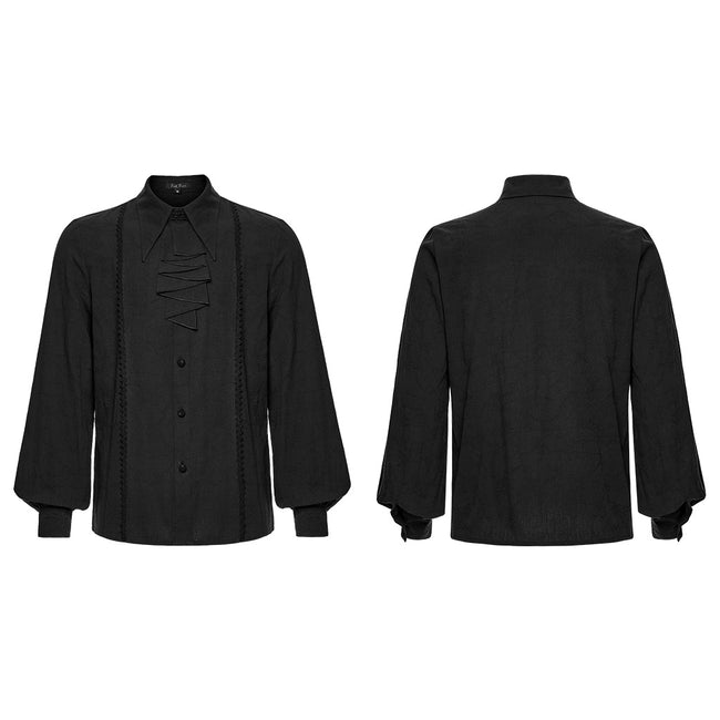 Goth Rose Jacquard Shirt