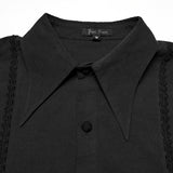 Goth Rose Jacquard Shirt