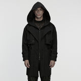 Waterproof techwear jacket for men