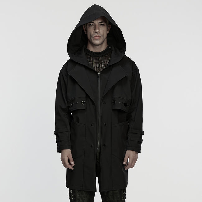 Waterproof techwear jacket for men