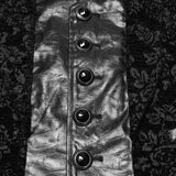 Goth palace decal lapel vest