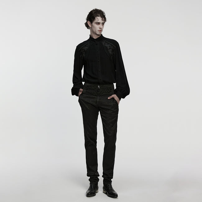 Retro Gothic Romance Shirt For Men