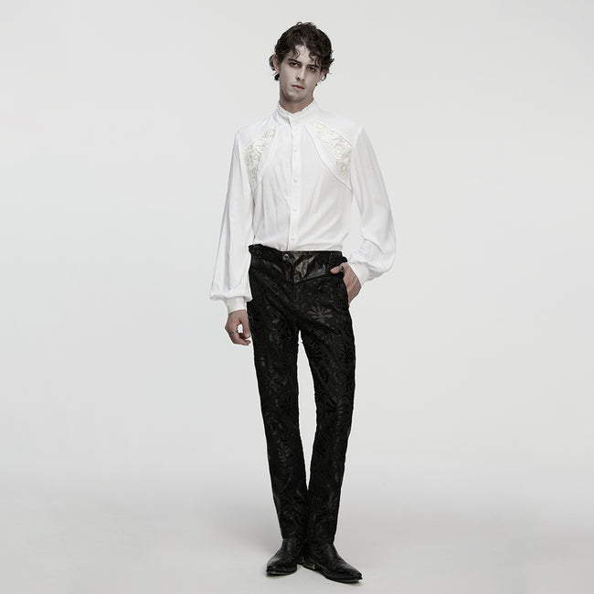 Retro Gothic Romance Shirt For Men